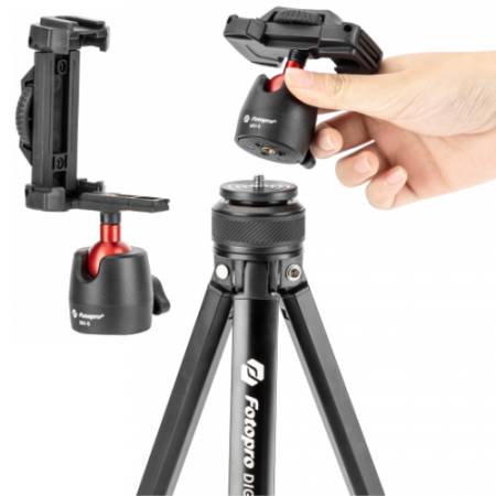 Fotopro DIGI-500 - kompaktowy statyw fotograficzny z głowicą kulową